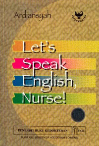 Image of LET`S SPEAK ENGLISH NURSE