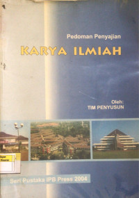 Image of Pedoman Penyajian Karya Ilmiah